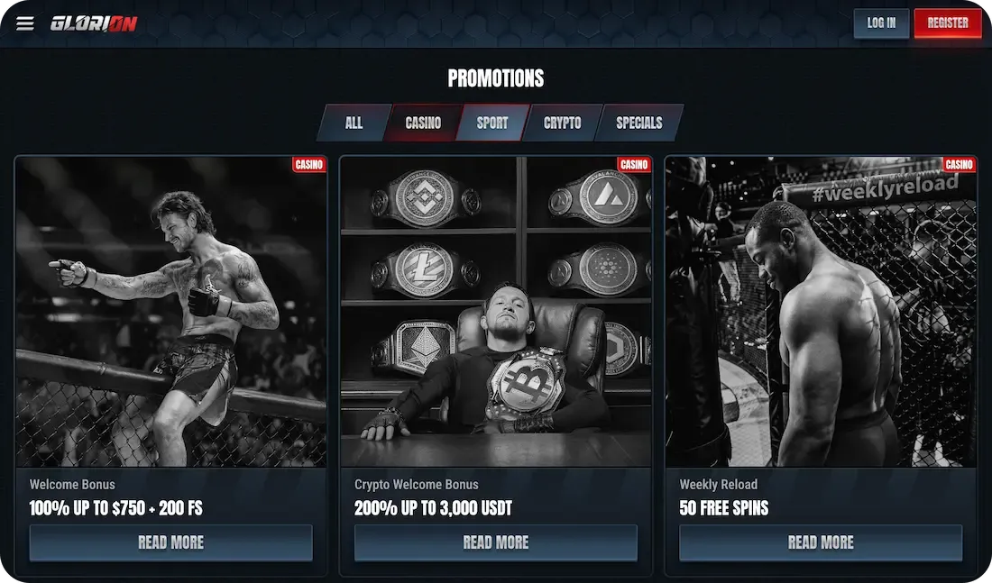 glorion casino bonus casino